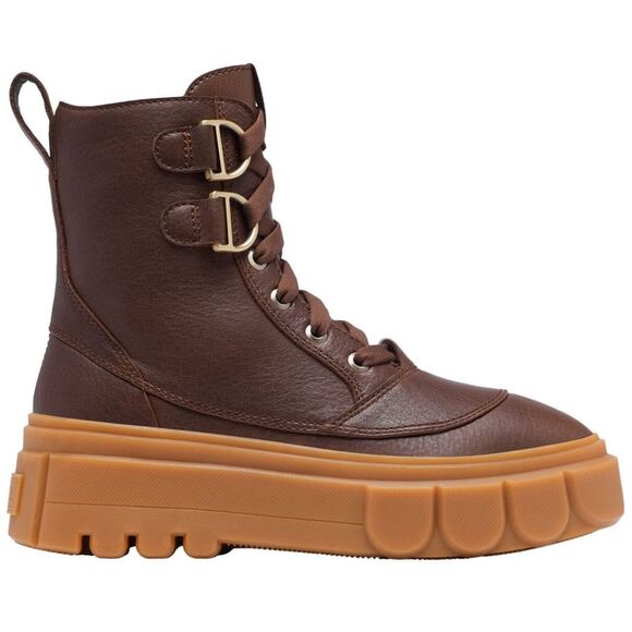 SOREL NWOB Caribou X Lace WP Leather Platform Boot - Picture 3 of 13